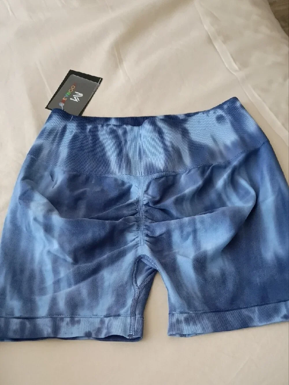 NWT Medium Blue Tie-Dye Women’s Active Shorts